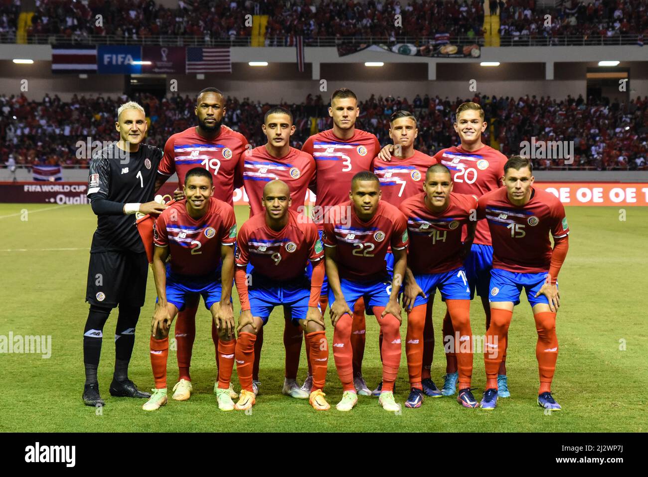 SAN JOSE, Costa Rica Costa Rica squad previous to the 20 Costa Rica