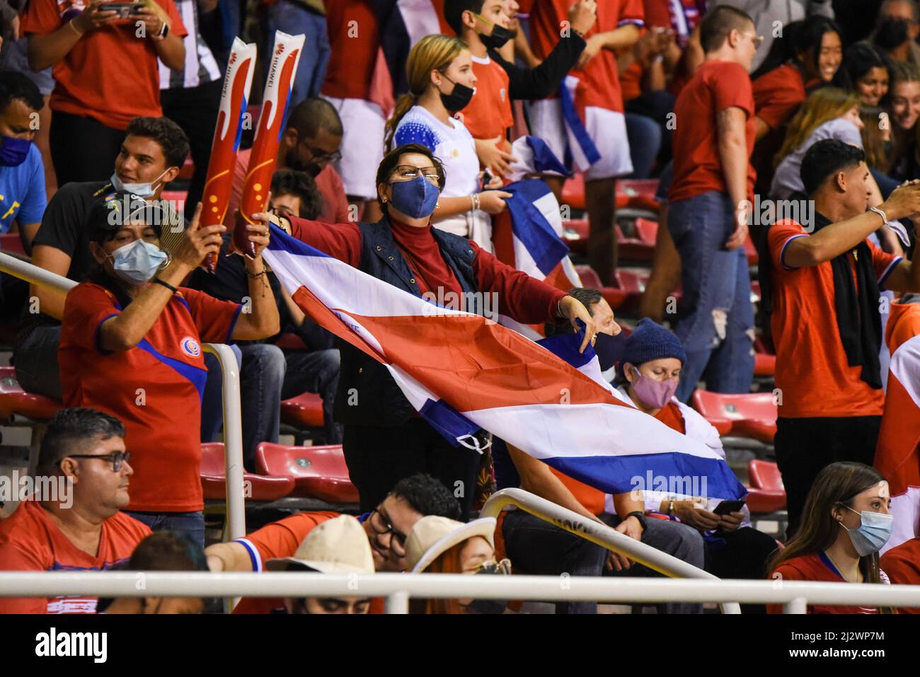 SAN JOSE, Costa Rica Costarican fans before the 20 Costa Rica victory