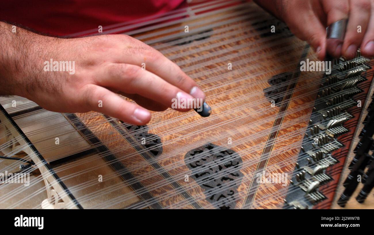 cannon turkish musical instrument Stock Photo