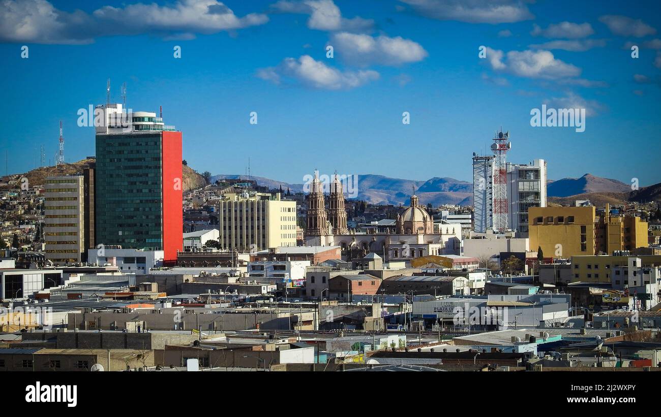 Chihuahua, Mexico. Cityscape Stock Photo - Alamy