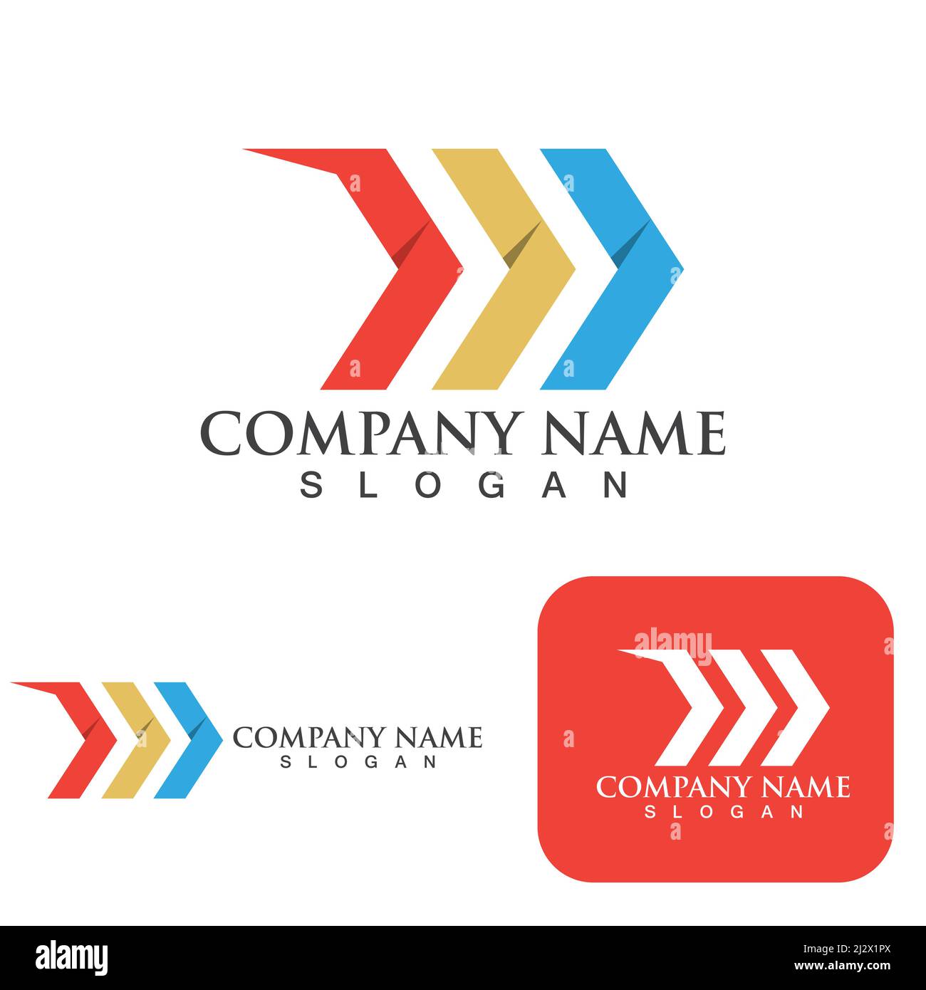 Arrow vector illustration icon Logo Template design Stock Vector Image ...