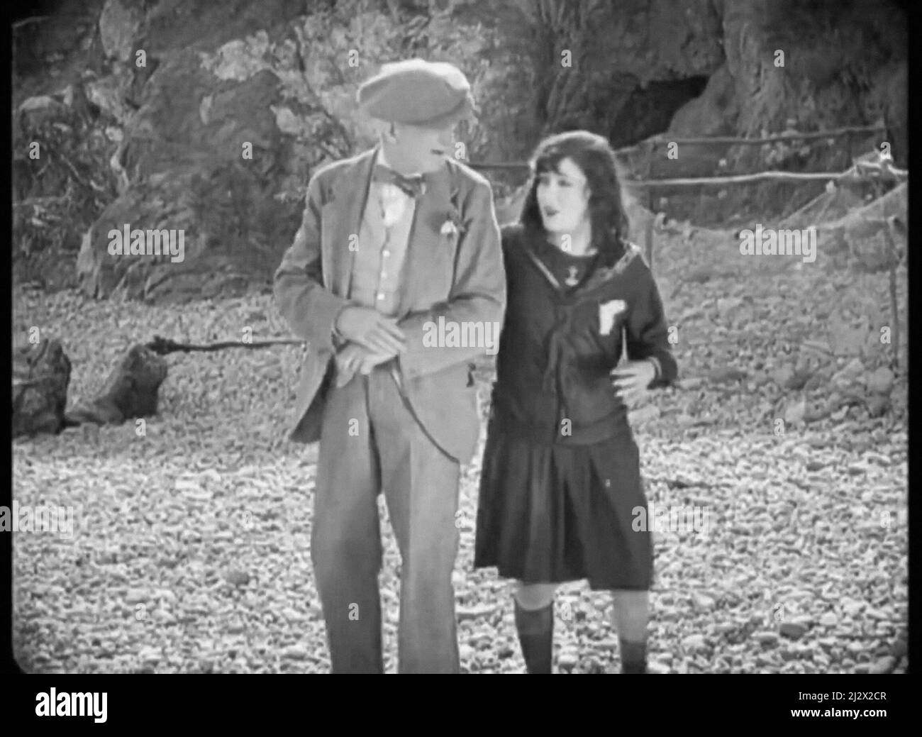 Beyond the rocks 1922 vintage film cell Stock Photo - Alamy