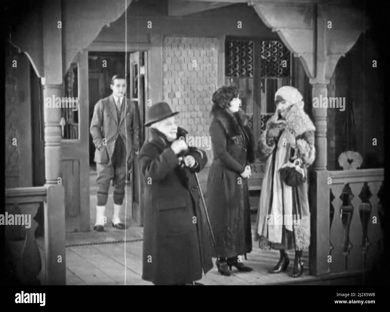 Beyond the rocks 1922 vintage film cell Stock Photo - Alamy
