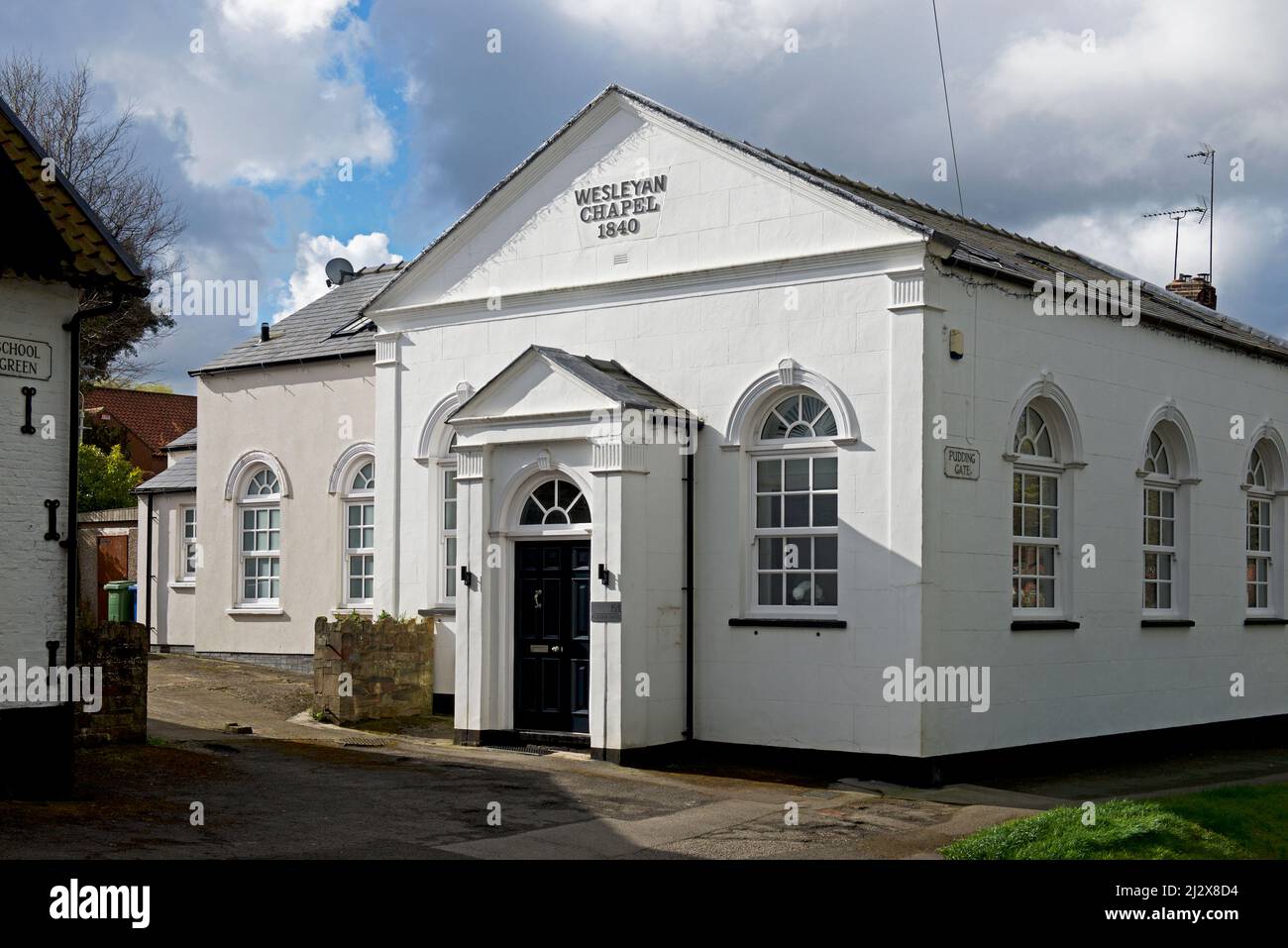 Wesleyan chapel in the village of Burton, East Yorkshire