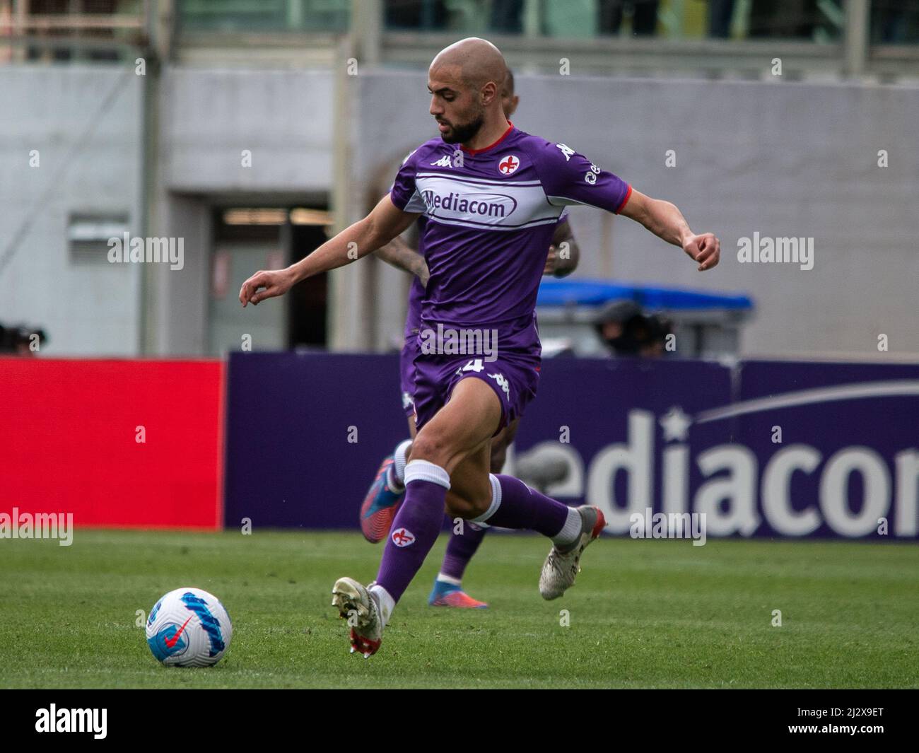 Florence, Italy. 03rd Apr, 2022. Riccardo Saponara (ACF Fiorentina) during ACF  Fiorentina vs Empoli FC, italian soccer Serie A match in Florence, Italy,  April 03 2022 Credit: Independent Photo Agency/Alamy Live News