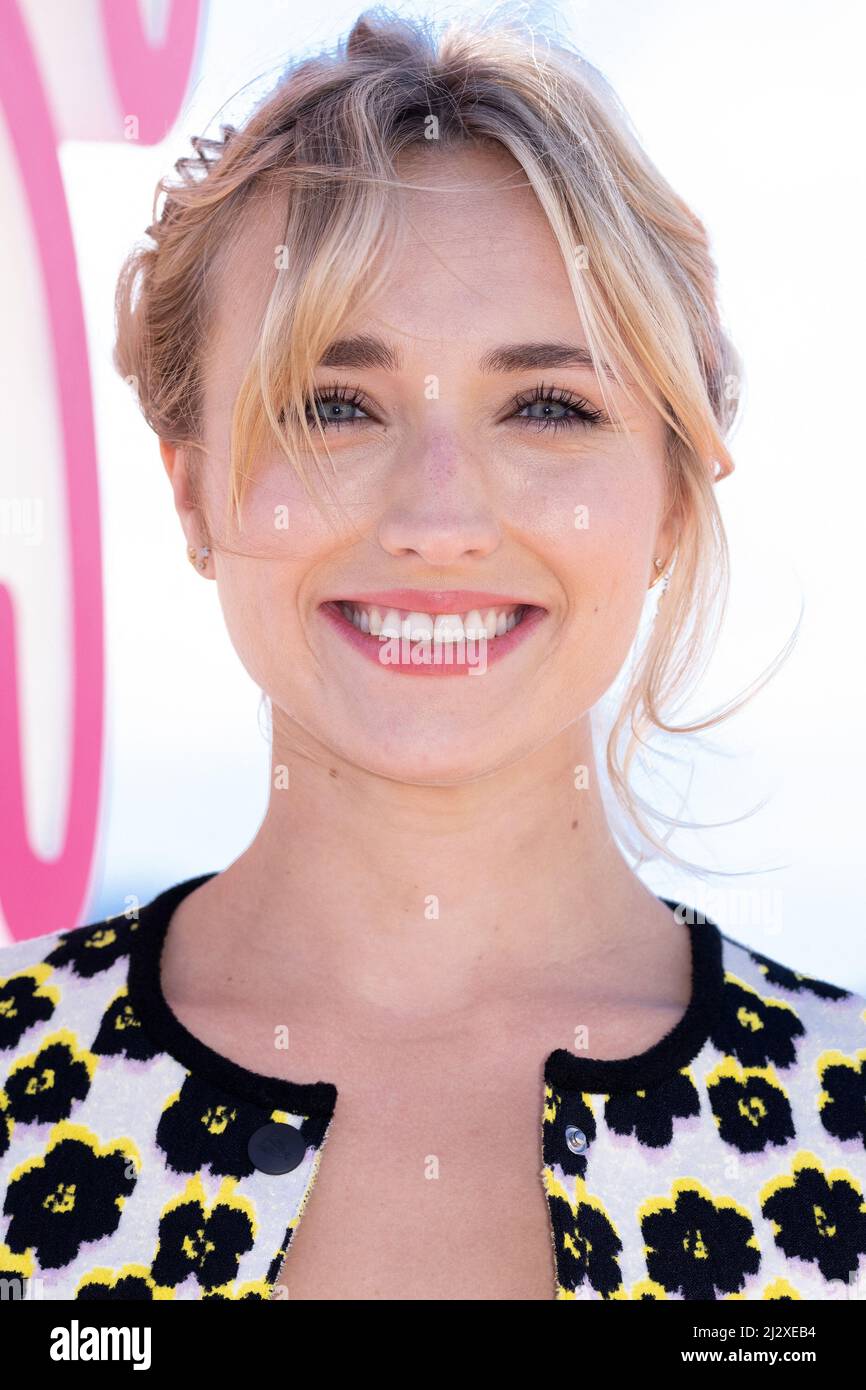 Cannes, France. 04th Apr, 2022. Chloe Jouannet attends the Derby Girl
