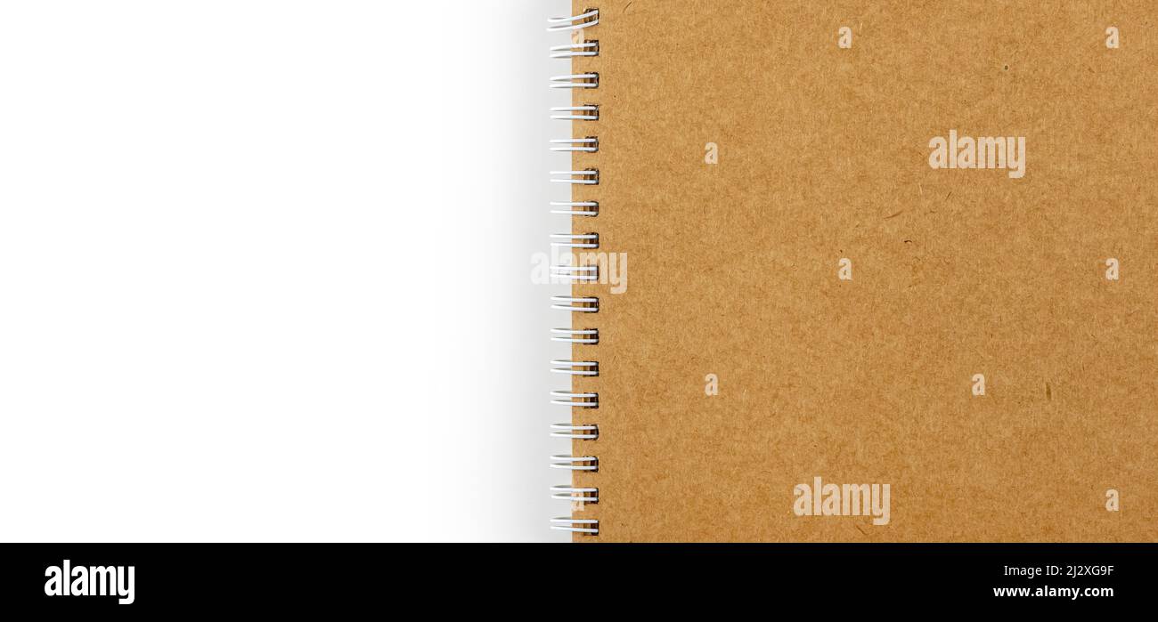 Craft sheet notebook background Stock Photo