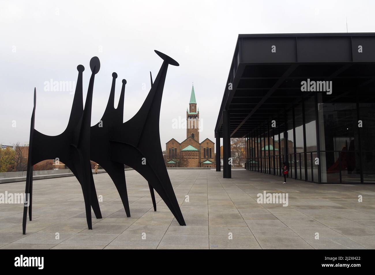 New National Gallery, Berlin, Germany Stock Photo Alamy