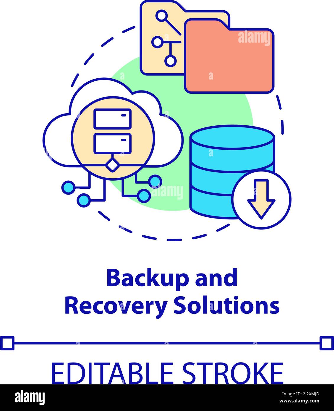Backup and recovery Stock Vector Images - Alamy