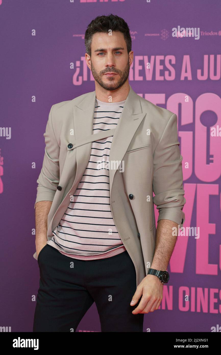Madrid, Spain. 04th Apr, 2022. Dani Tatay attends to the photocall of ...