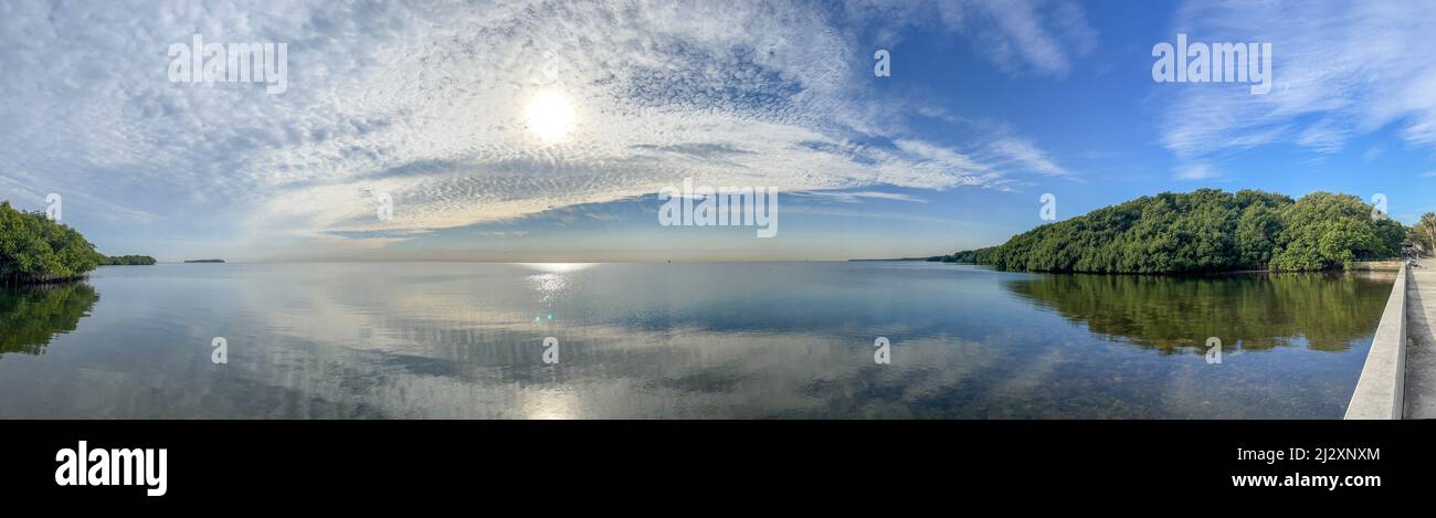 A scenic panoramic view from the Deering Estate - People's Dock in ...