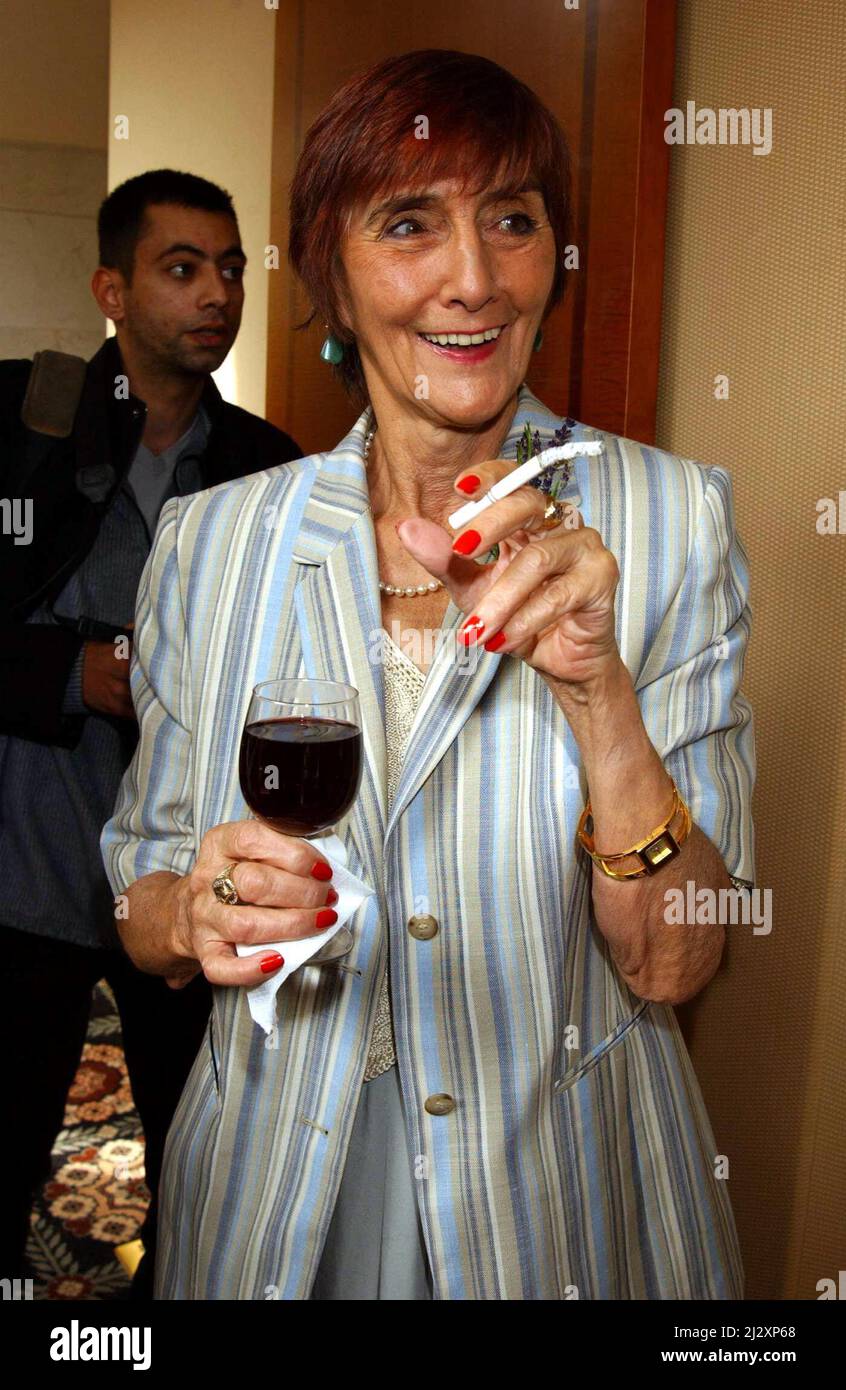 File photo dated 08/10/02 of actress June Brown at the Savoy Hotel in London, where the Variety Club which held a Tribute Lunch for actress Wendy Richard. June Brown, best known for her role as chain-smoking Dot Cotton, has died at the age of 95, the BBC has announced. The actress died at her home in Surrey on Sunday evening with her family by her side. Stock Photo