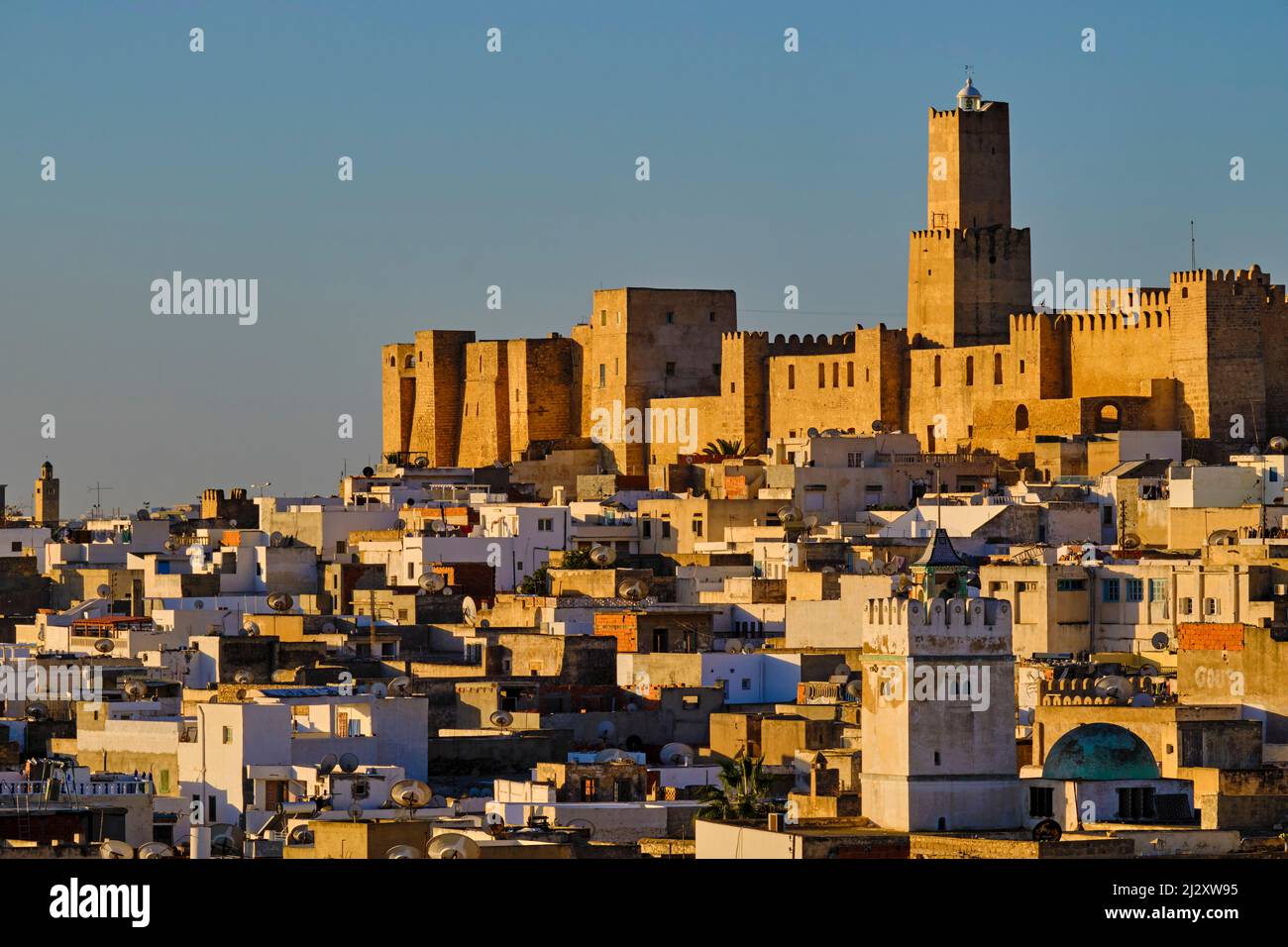 Tunisia, Sousse, medina listed as World Heritage by UNESCO, the kasbah Stock Photo