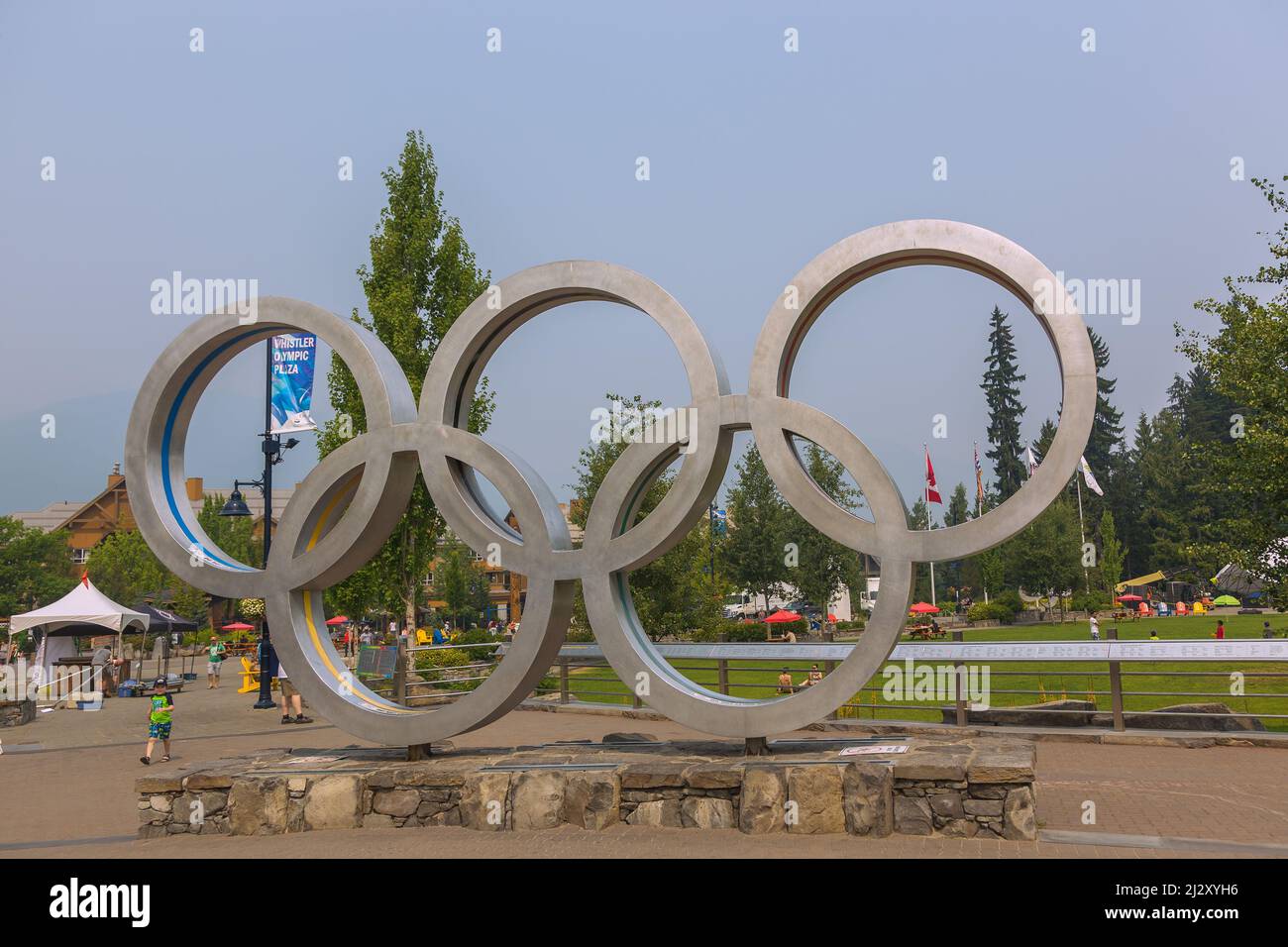 whistler village home of the 2010 olympics Stock Photo - Alamy