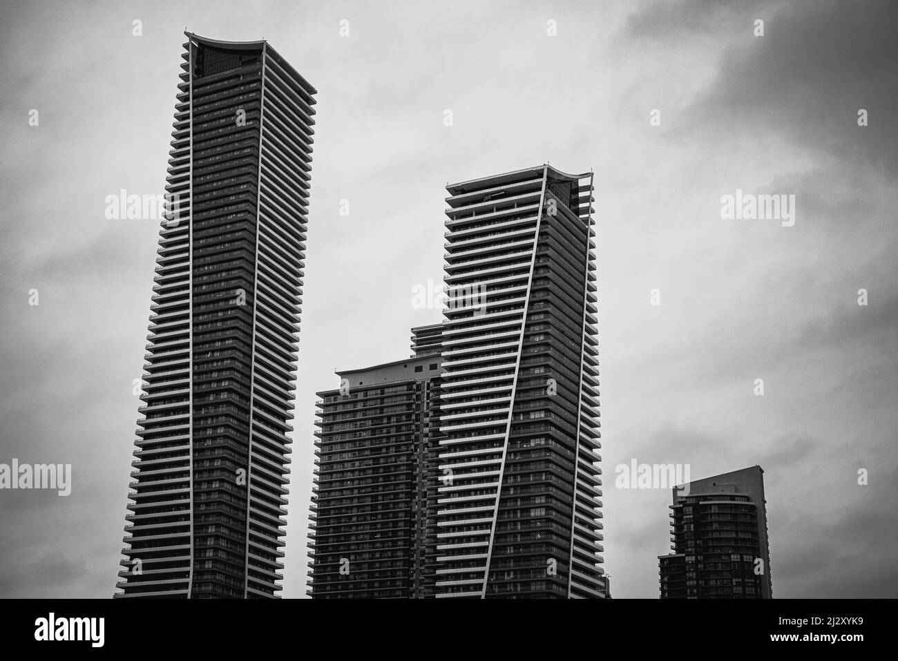 Skyscrapers in downtown etobicoke Stock Photo Alamy
