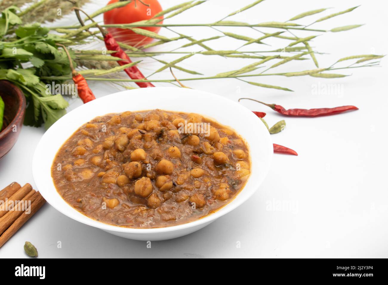 Punjabi Chhole Also Known As Chhola Masala Sabji Amritsari Chole Sabzi