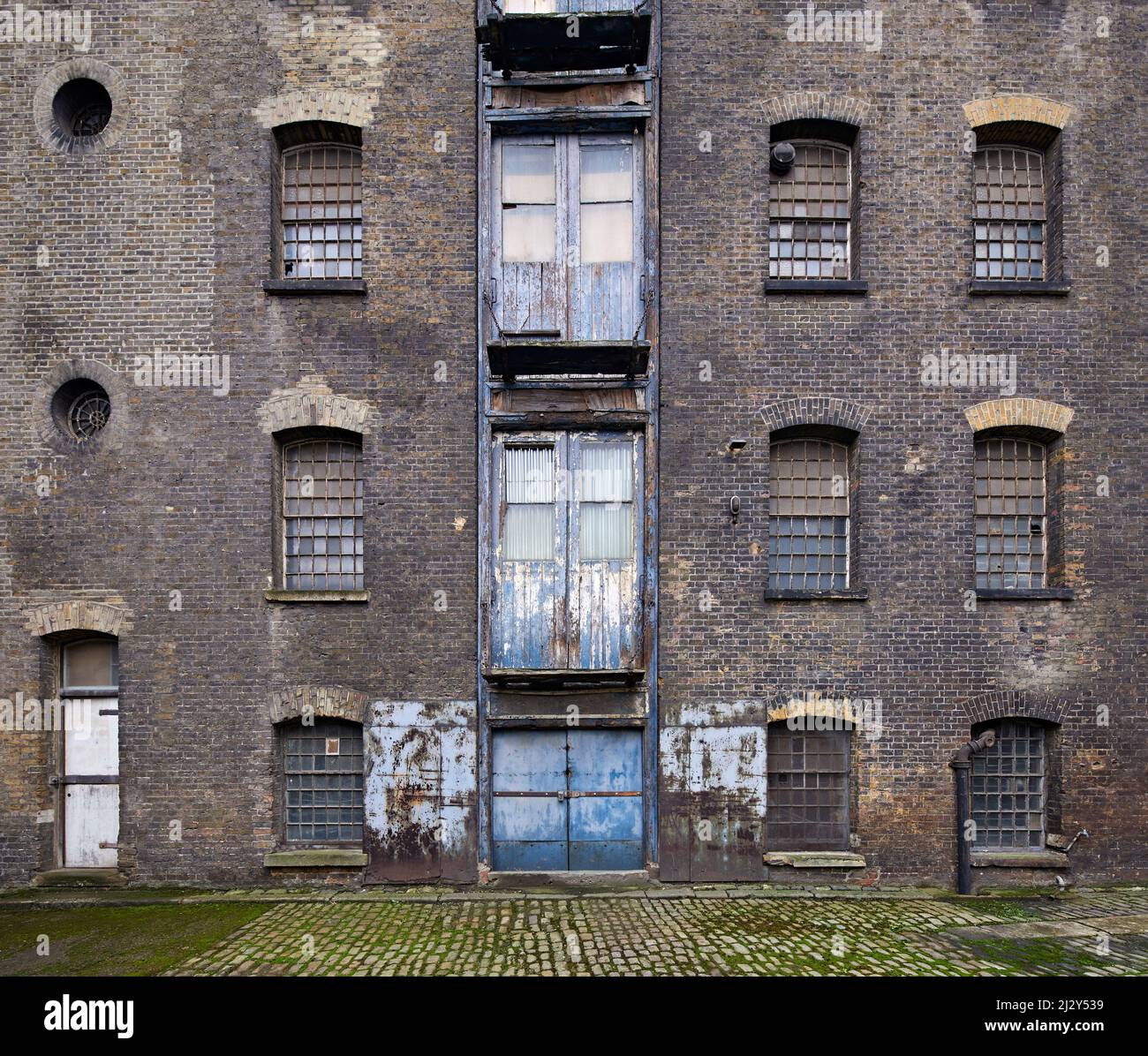 Front view of old warehouse building 55 great suffolk street london