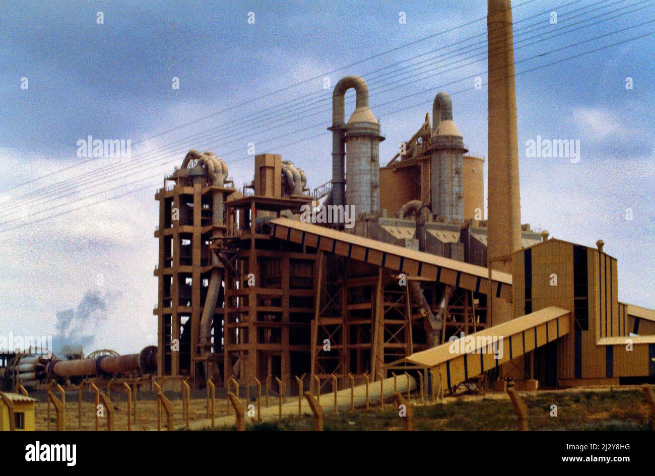 Oujda Morocco Phosphate Works Stock Photo