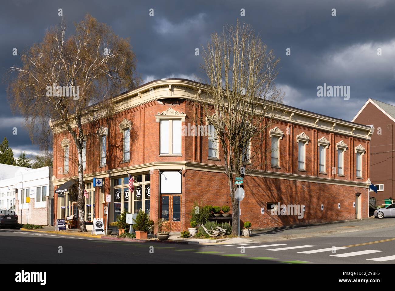 Kirkland, WA, USA March 31, 2022; Historic Masonic Lodge Building in