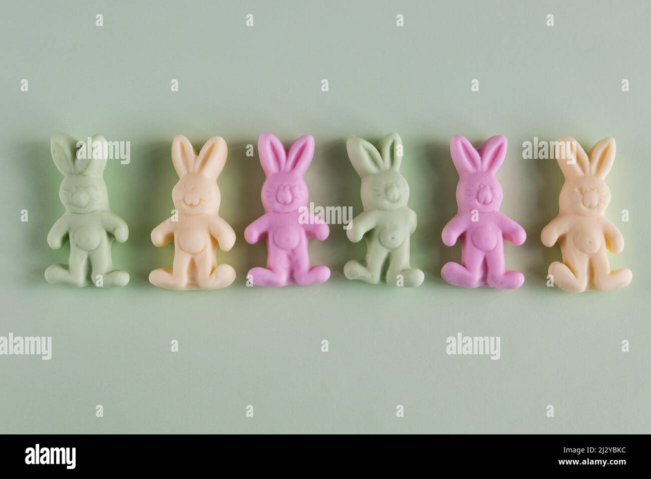 Easter bunny jelly beans pattern Stock Photo Alamy