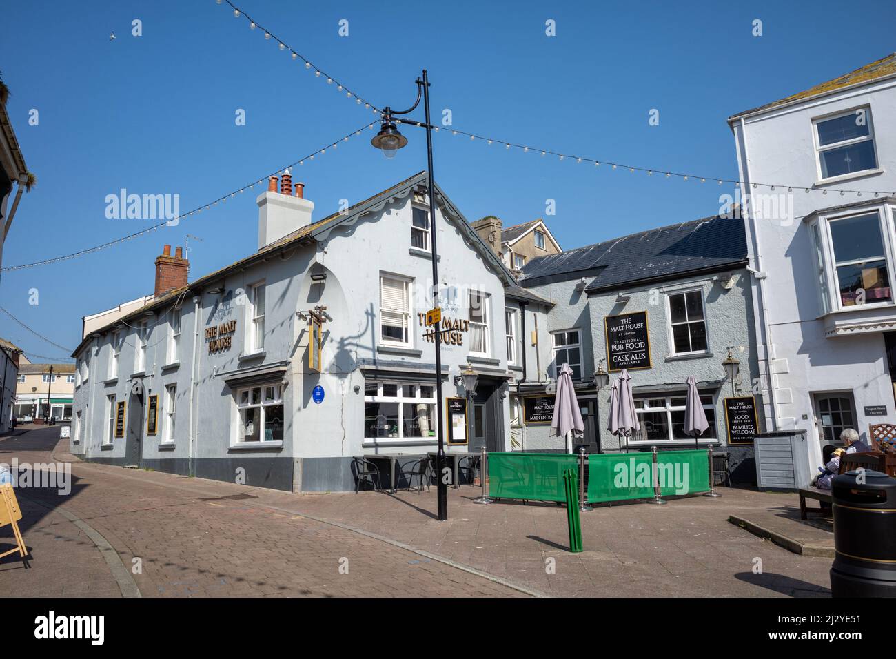 The Malt House at Seaton, Devon, UK (Mar22 Stock Photo Alamy