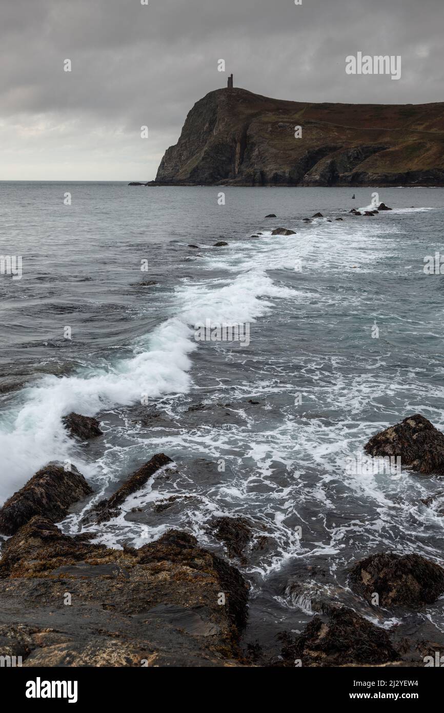 Port Erin on the Irish Sea coast of the Isle of Man Stock Photo