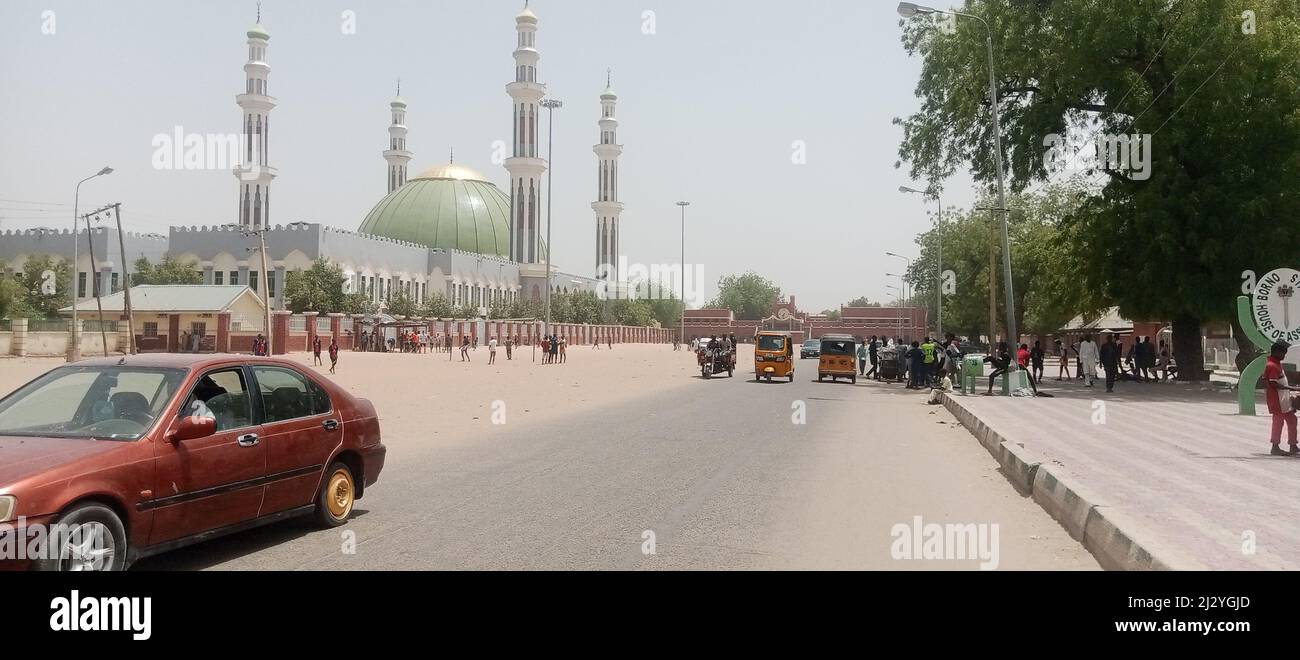 The rising of Borno state in the north eastern Nigeria after the insurgency, Boko Haram crisis Stock Photo