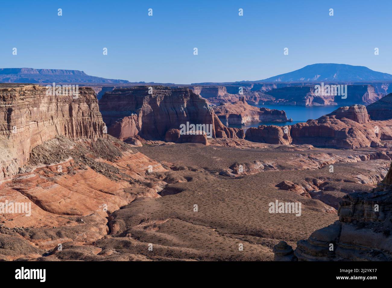 A scenic view of Gunsight Pass, Alstrom Point, Glen Canyon National