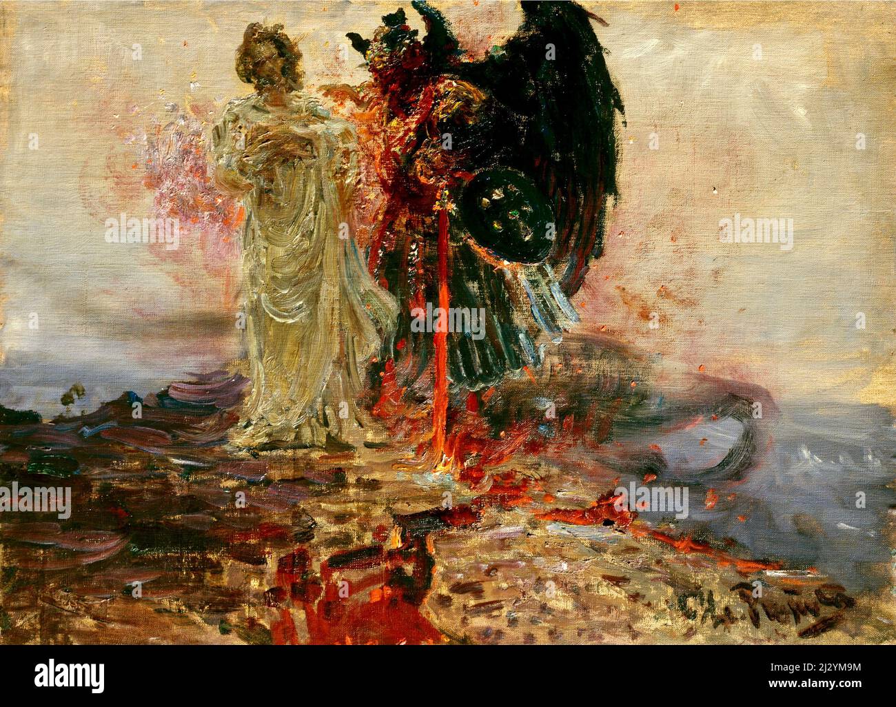 Satanic Paintings Ilya Repin Get Thee Behind Me Satan 1895 2J2YM9M