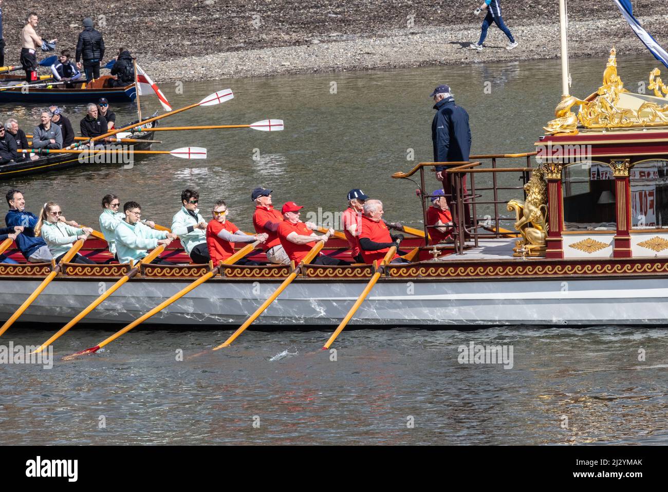 Oxford Cambridge Boat Race 2022 Stock Photo Alamy