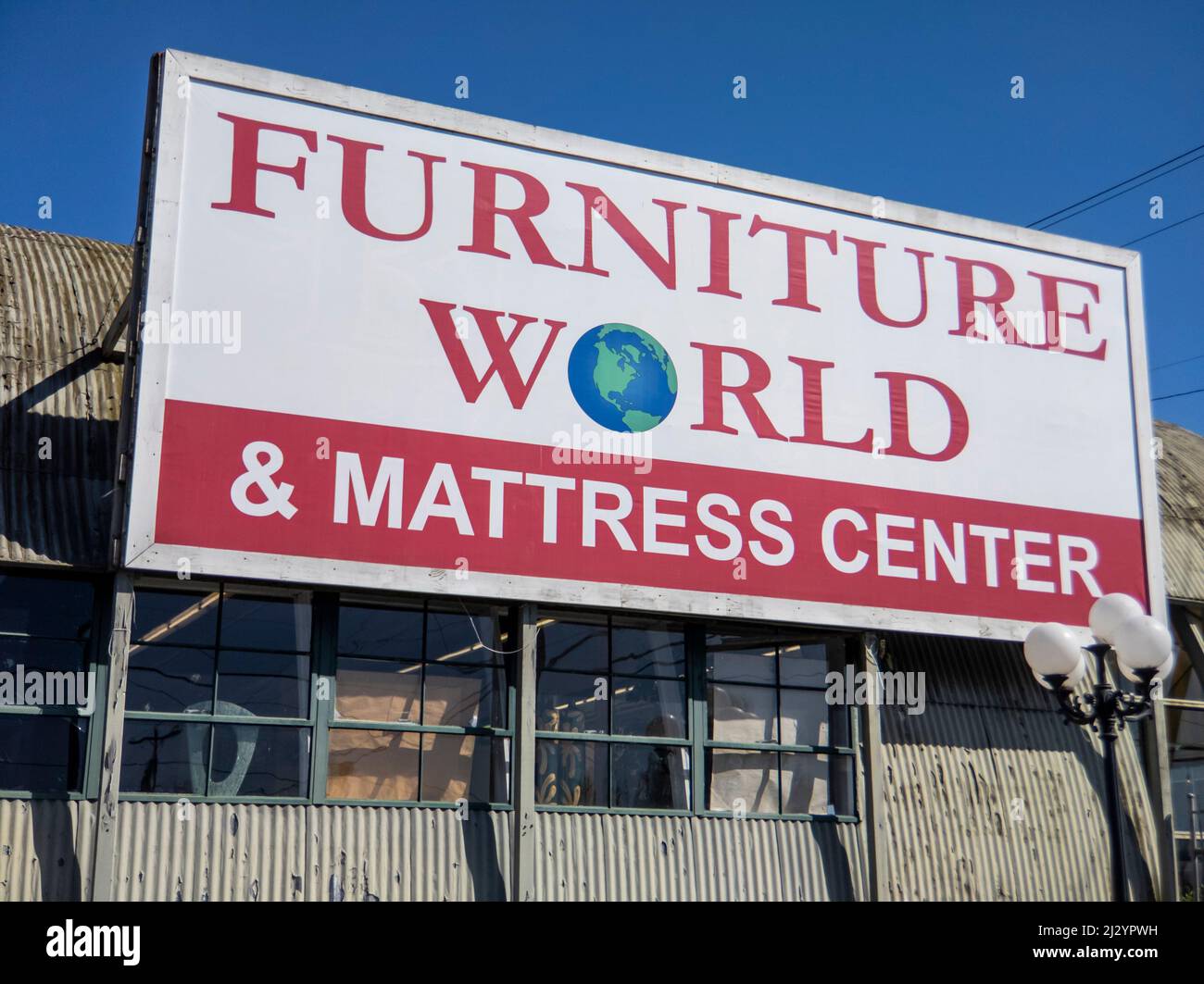 Snohomish, WA USA circa April 2021 Low angle view of the Furniture