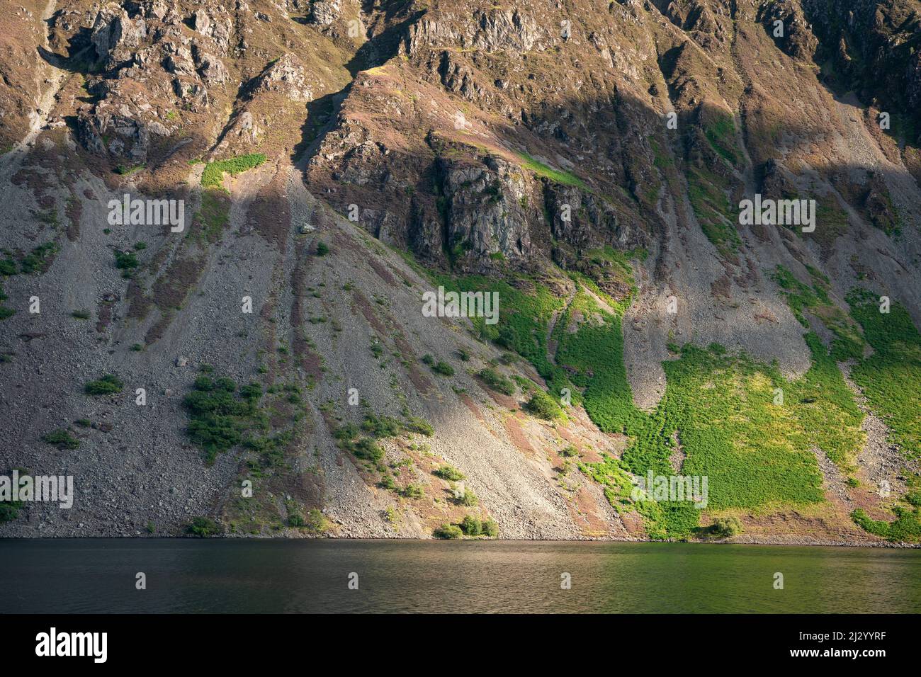 Wast Water in Lake District, Cumbria, UK. Paddle boarding destination. Stock Photo