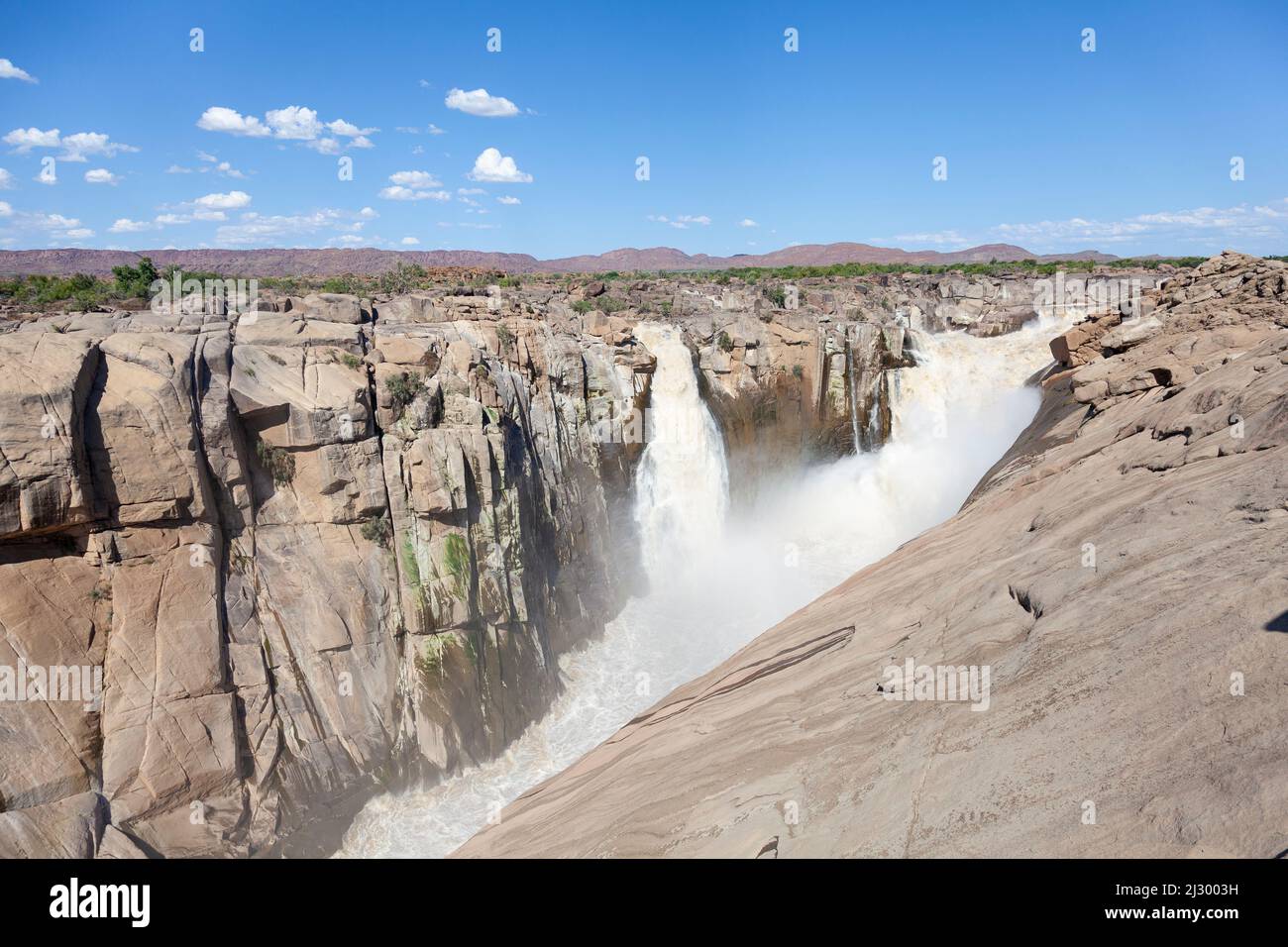 Augrabies Falls, Augrabies National Park, Northern Cape, South Africa. Also known by the San name Aukoerebis or Place of Great Noise Stock Photo