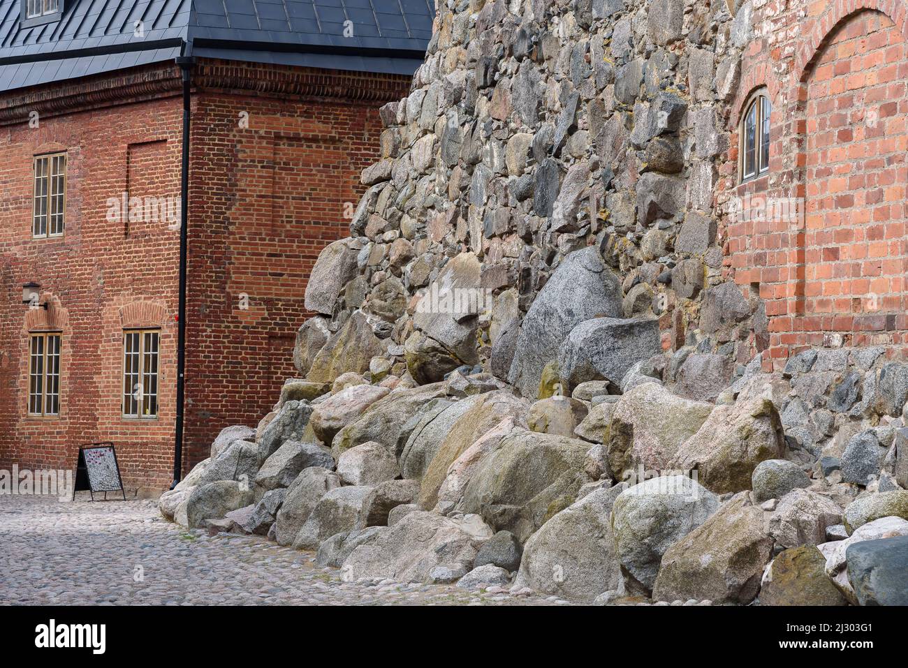 Castle and Fortress of Hämeenlinna, Finland Stock Photo