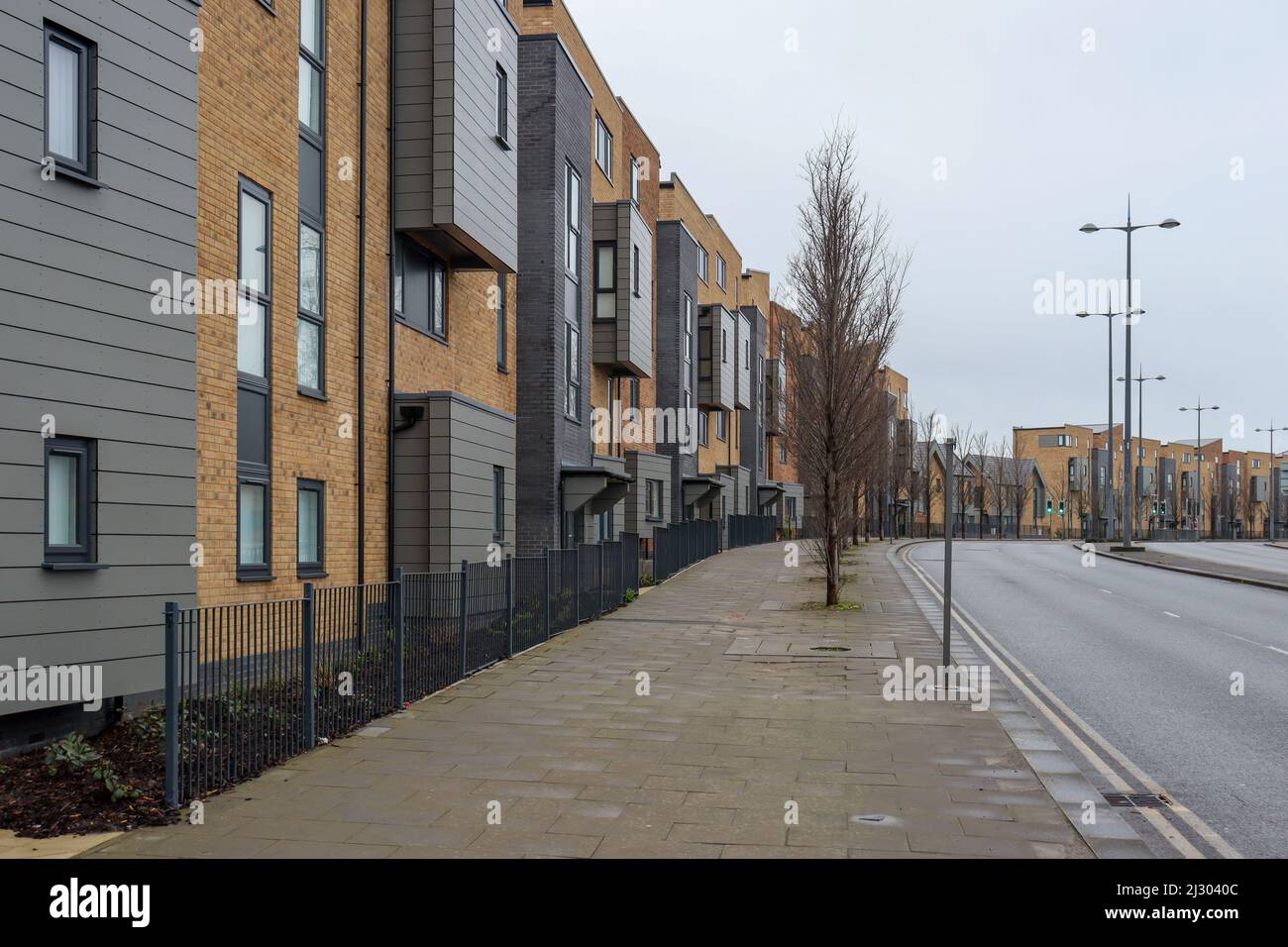 New development of apartments and affordable housing along Edge Lane in