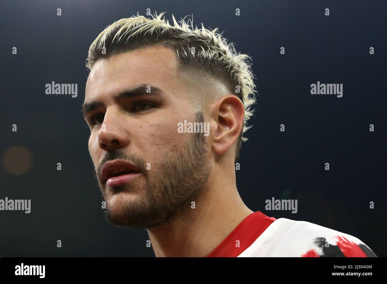 Milan, Italy. 04th Apr, 2022. Theo Hernandez (AC Milan) New Jersey detail  during AC Milan vs Bologna FC, italian soccer Serie A match in Milan,  Italy, April 04 2022 Credit: Independent Photo