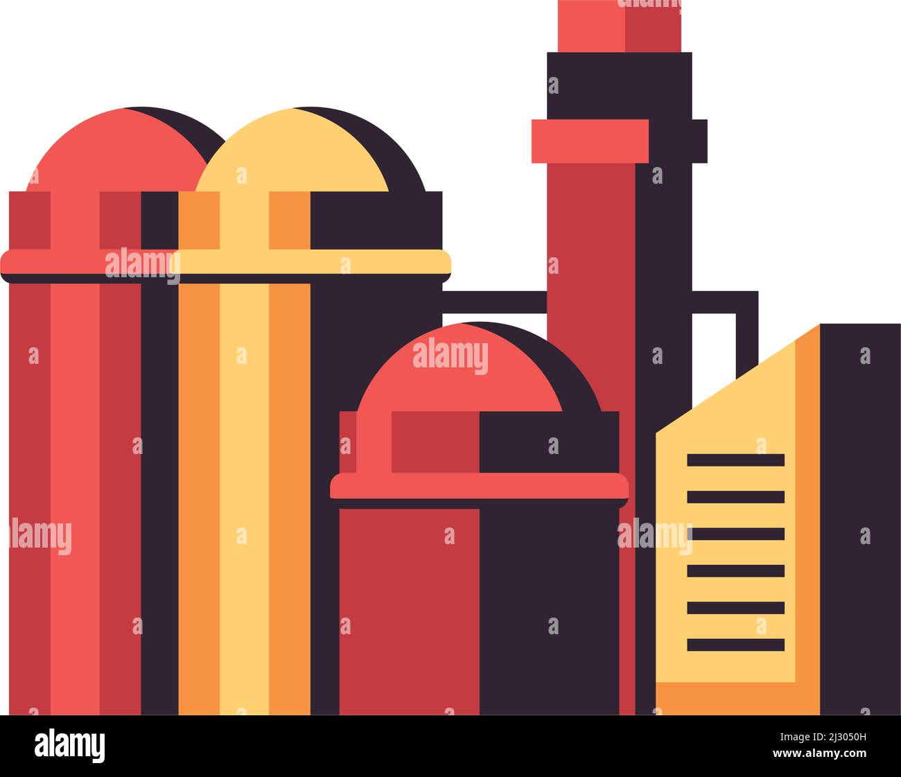 flat plant for power design Stock Vector Image & Art - Alamy