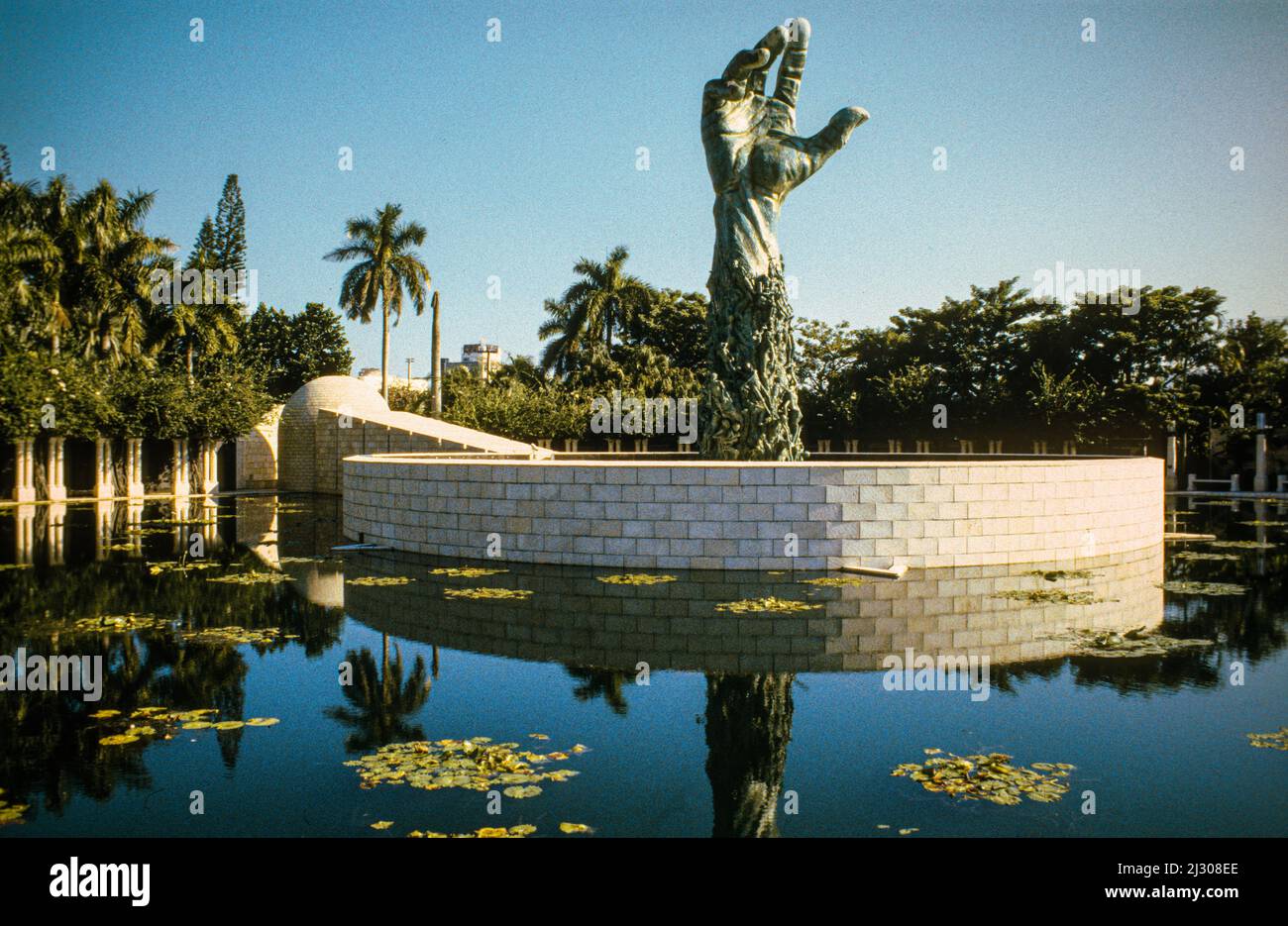 Das Holocaust Mahnmal von Miami Beach - The Holocaust monument at Miami Beach Stock Photo