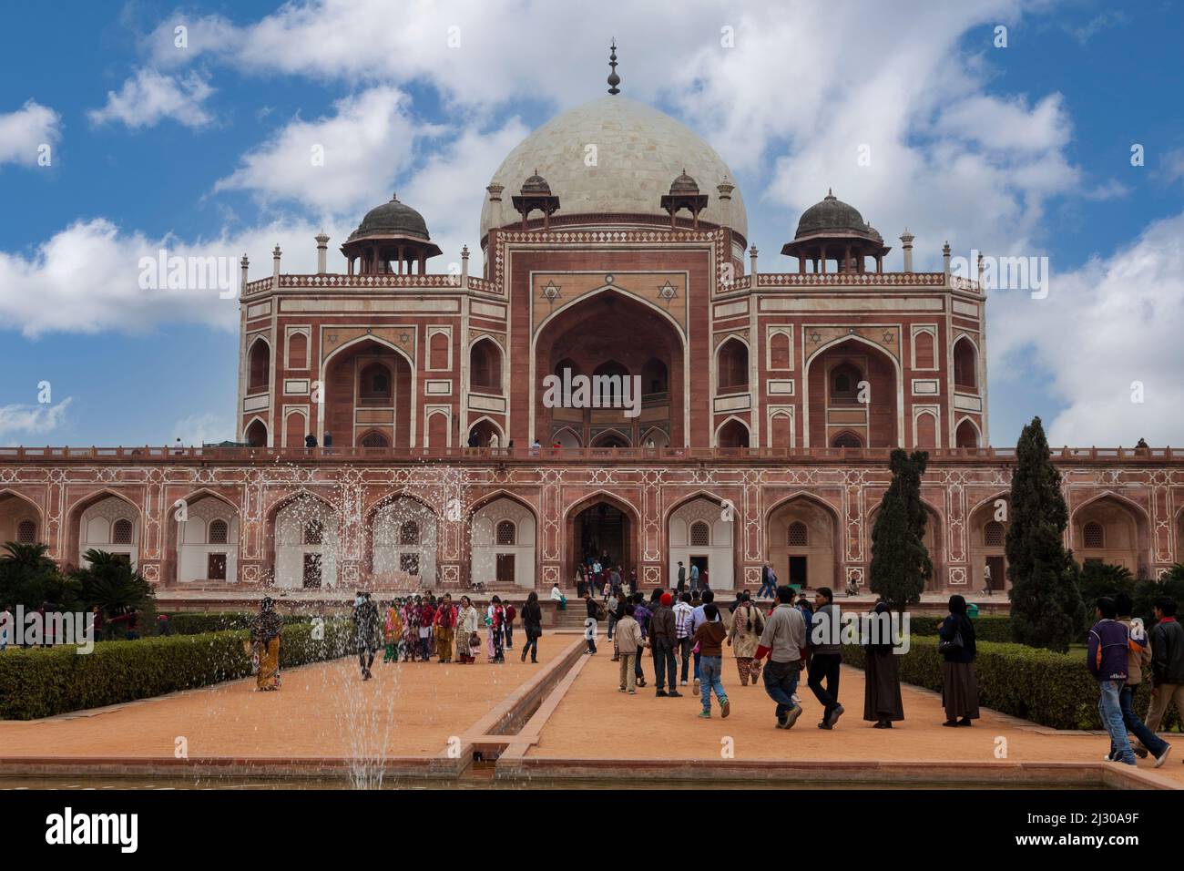 New Delhi, India.  Humayun's Tomb, Delhi's first Mughal Mausoleum. Stock Photo