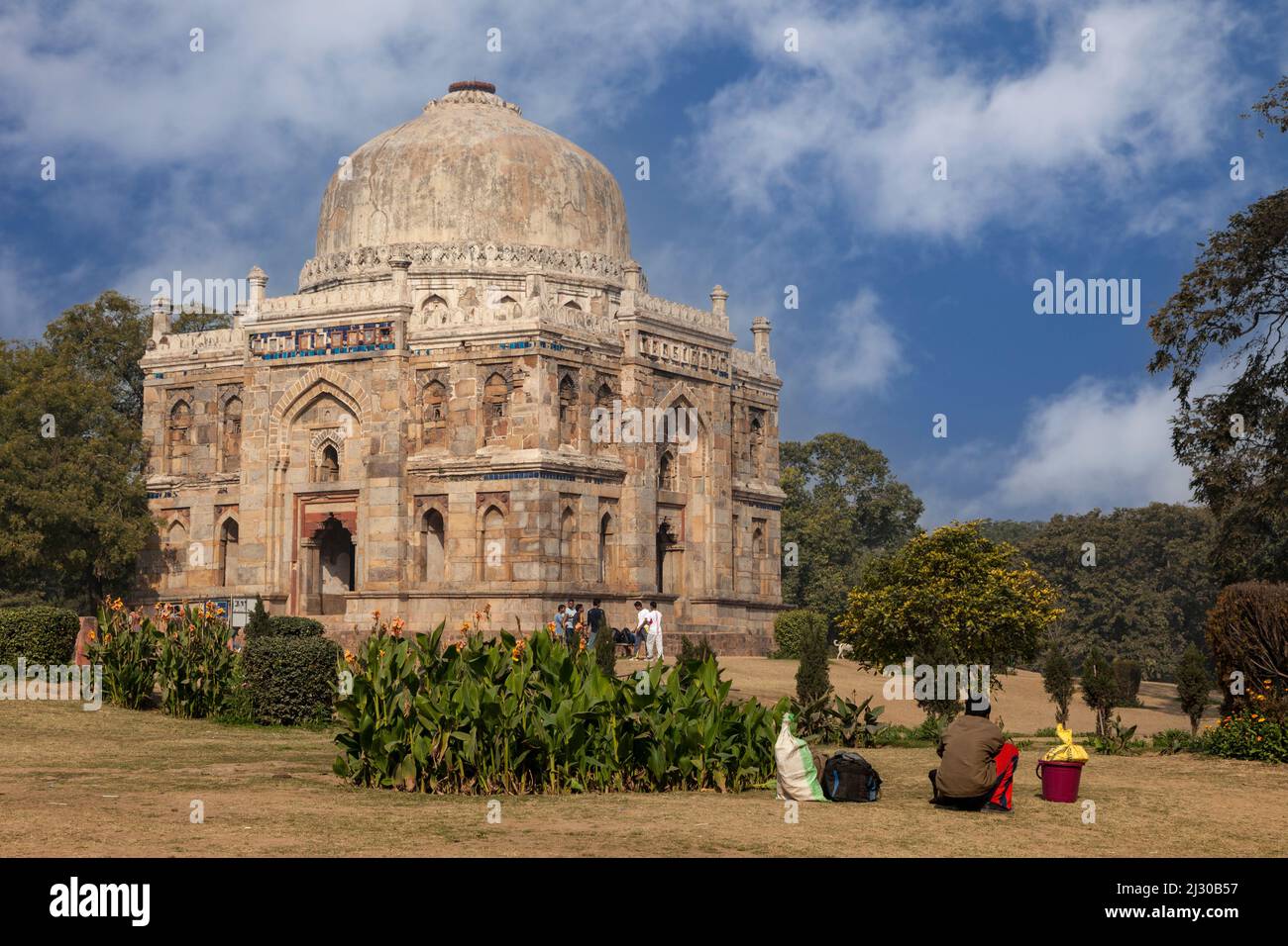 New Delhi, India. Lodi Gardens. Sheesh Gumbad ("Glazed Dome"), With ...