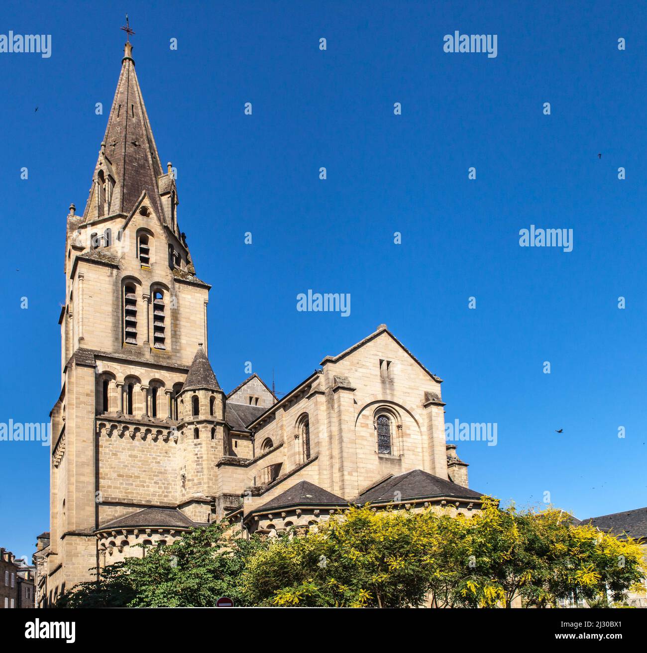Collégiale Saint Martin Stock Photo Alamy