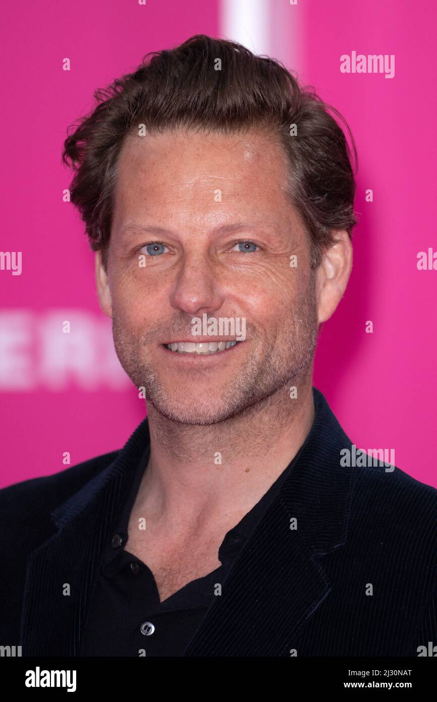 Jamie Bamber attends the pink carpet during the 5th Canneseries Festival,  on April 04, 2022 in Cannes, France. Photo by David Niviere/ABACAPRESS.COM  Stock Photo - Alamy
