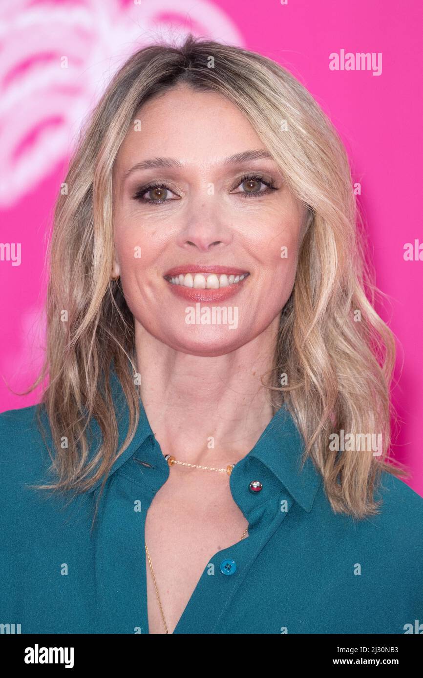 Jury member Anne Marivin attends the pink carpet during the 5th