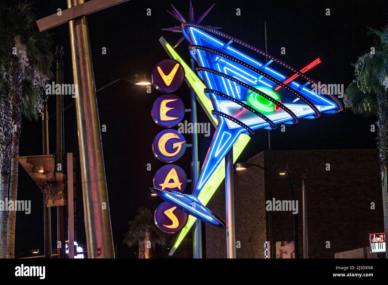 Las Vegas, USA - June 16, 2012: advertising of a casino in Fremont