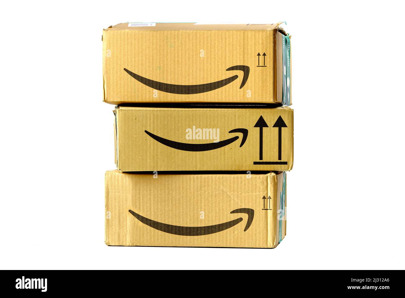 Amazon box distribution Cut Out Stock Images & Pictures Alamy
