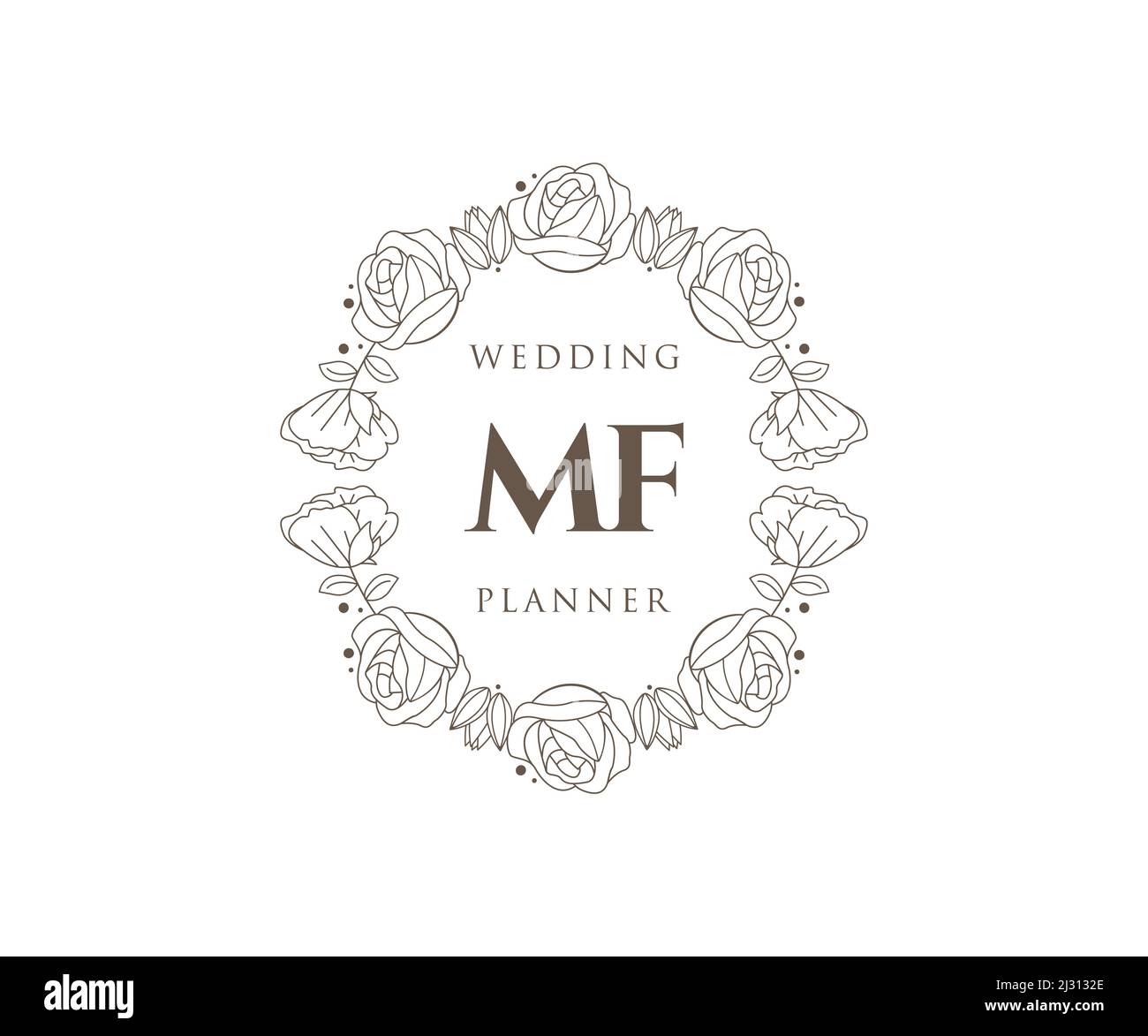 MF Initials letter Wedding monogram logos collection, hand drawn modern  minimalistic and floral templates for Invitation cards, Save the Date,  elegant Stock Vector Image & Art - Alamy