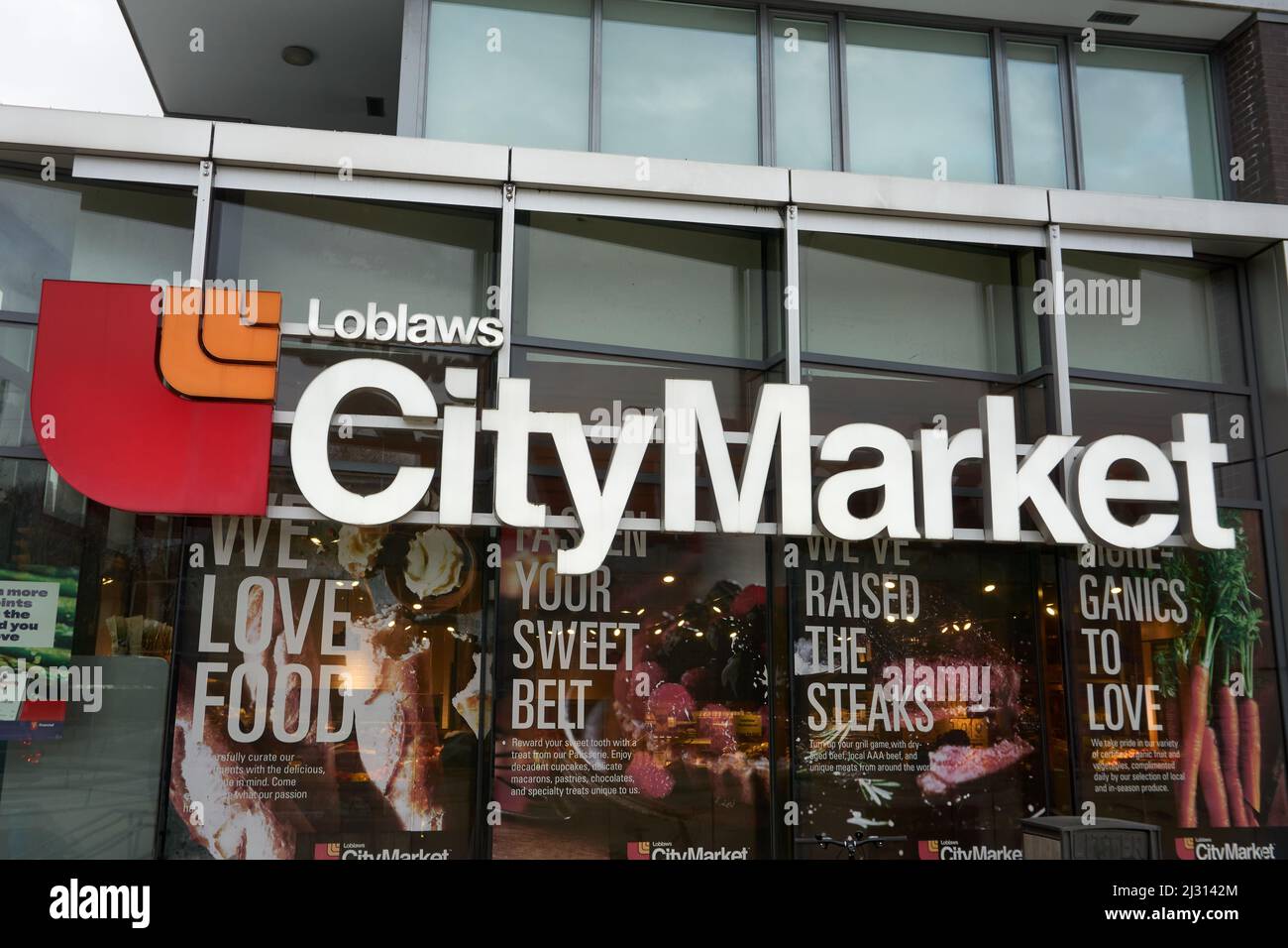 Loblaws City Market grocery store on Arbutus Street in Vancouver, British Columbia, Canada Stock Photo