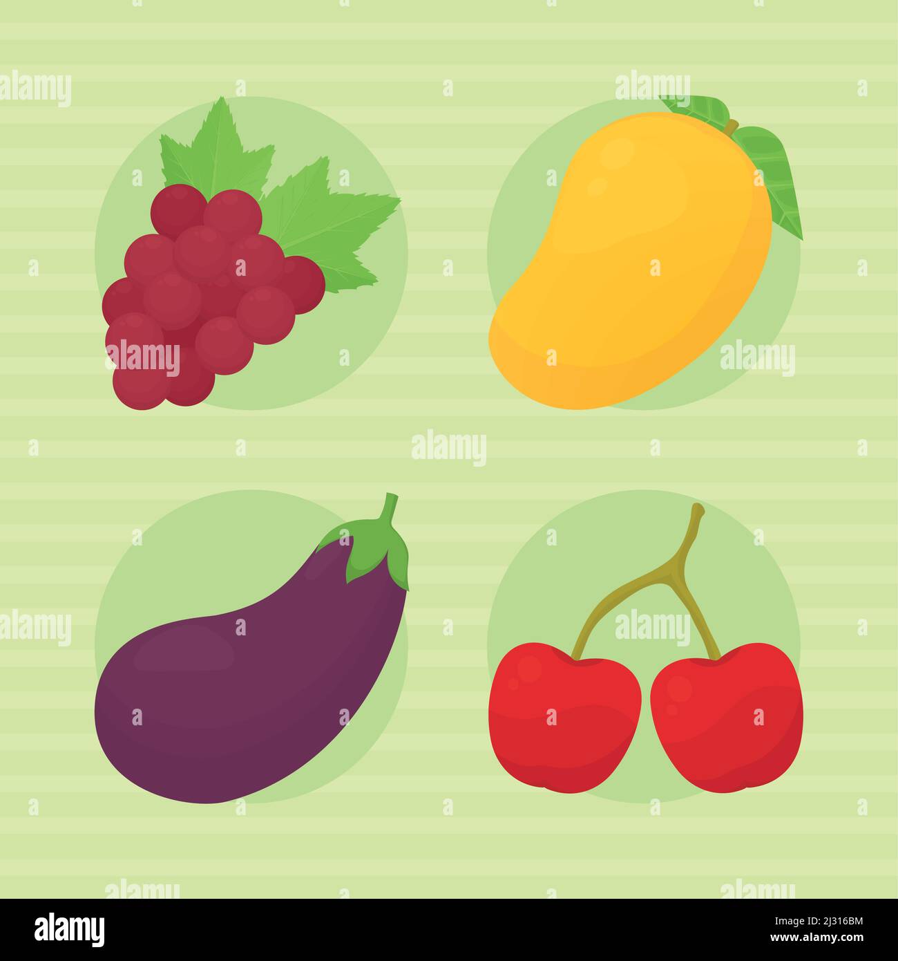 fruits and vegetables Stock Vector Image & Art - Alamy