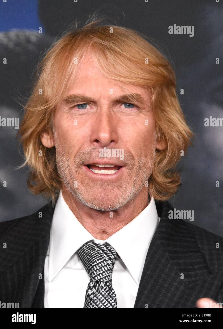 Los Angeles, California, USA 4th April 2022 Director/producer Michael Bay attends the Los Angeles Premiere of Universal Pictures 'Ambulance' at Academy Museum of Motion Pictures on April 4, 2022 in Los Angeles, California, USA. Photo by Barry King/Alamy Live News Stock Photo
