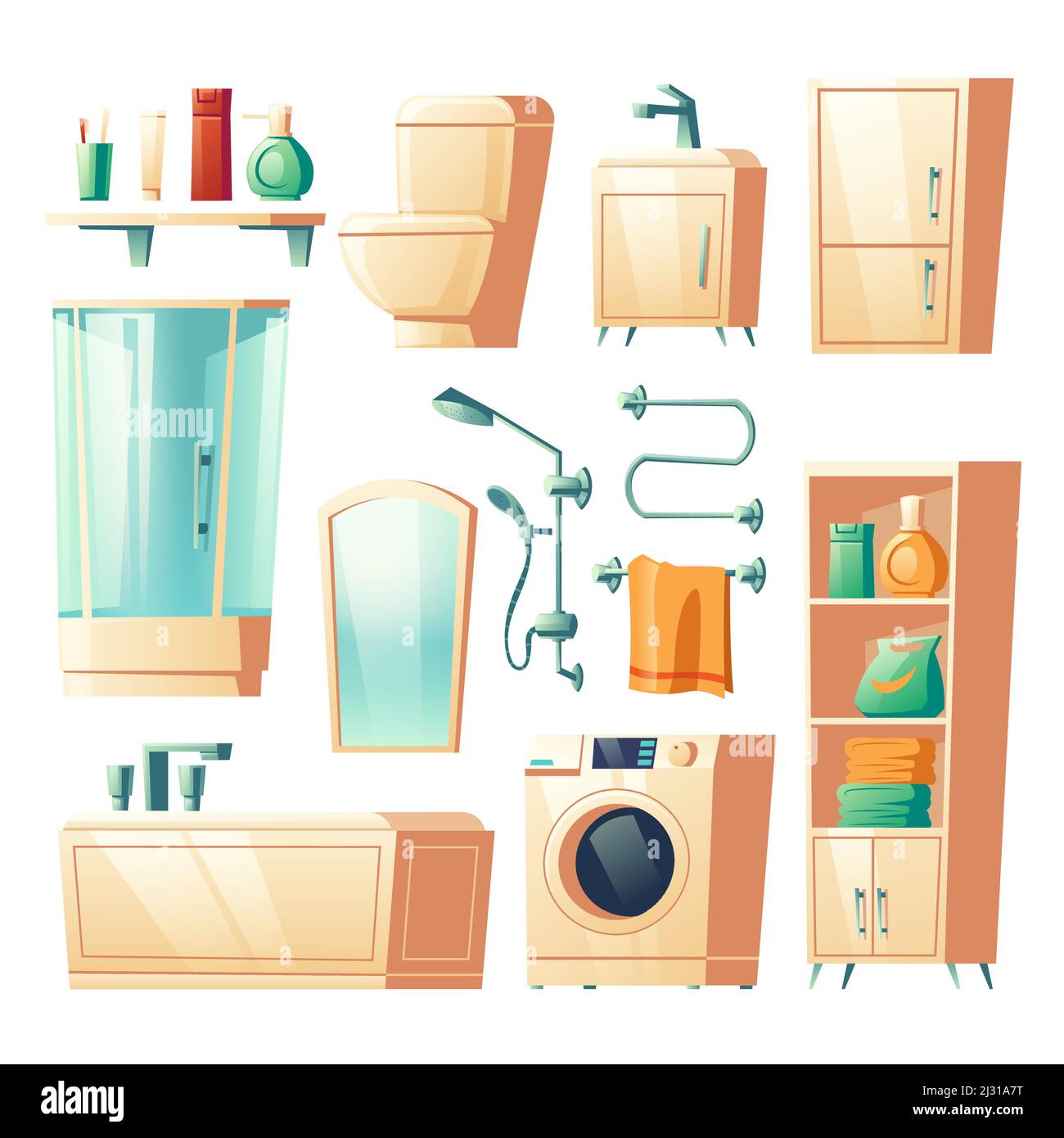 Bathroom Stall Vector